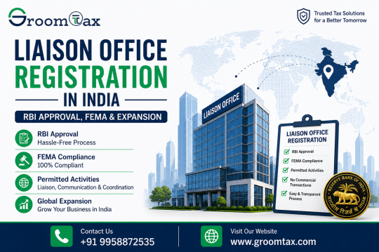 Liaison Office Registration in India : RBI Approval, FEMA & Expansion with GroomTax